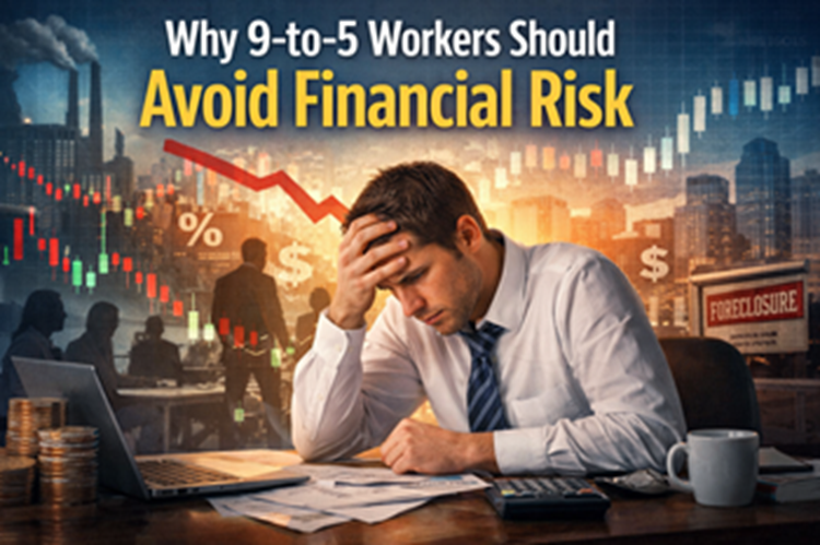 Why 9-to-5 Workers Should Avoid Financial Risk